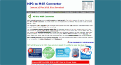Desktop Screenshot of mp3-m4r.com